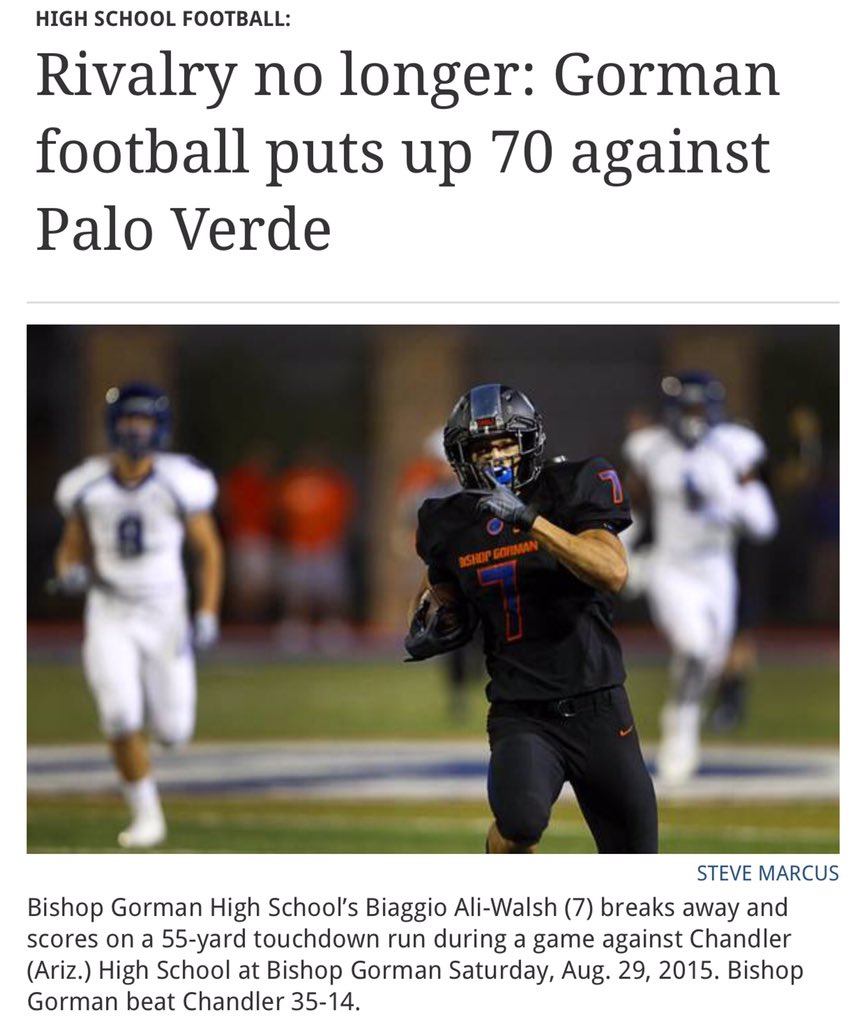 BishopGormanFB's tweet photo. Nuff said!!!!! #GATAforLife #bishopgormanfootball https://t.co/V1DdVS4aw5