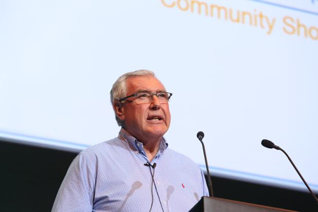 Company_Shop's tweet photo. Some great photos of our Chairman @JohnMarrenCSL at #MADE2015 giving his keynote speech https://t.co/ONBQ5lxMYP