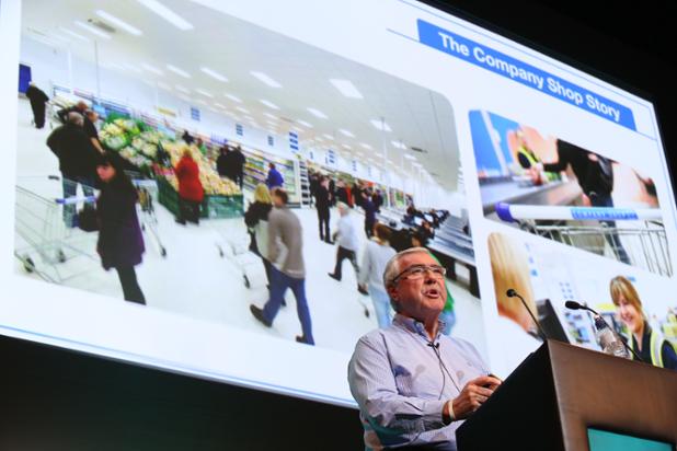 Company_Shop's tweet photo. Some great photos of our Chairman @JohnMarrenCSL at #MADE2015 giving his keynote speech https://t.co/ONBQ5lxMYP