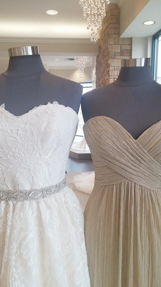 Loving our new <a href="/AllureBridals/">Allure Bridals</a> bridesmaid dress paired with Odette from <a href="/ModernTrousseau/">Modern Trousseau</a> and an A.B. Ellie belt!