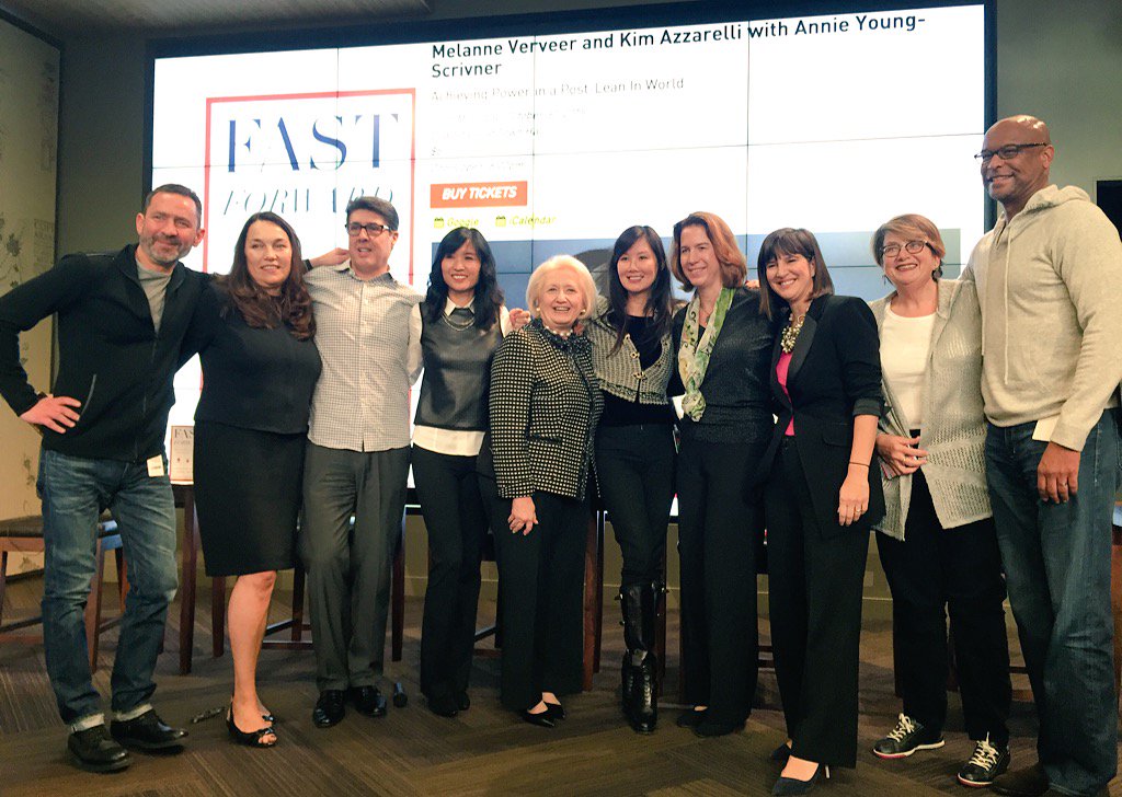 MelanneVerveer's tweet photo. Fantastic panel today at @Starbucks headquarters w @youngscrivner, Mona Locke, Margo Georgiadis, &amp; @kimazzarelli https://t.co/lFIN98kpNs