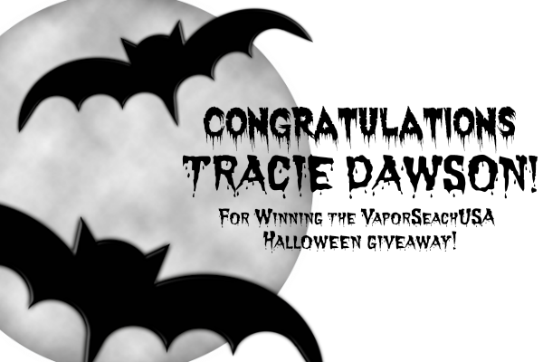 CONGRATS Tracie Dawson! You're the winner of our Halloween Giveaway and hoodie with DLo Vape System from <a href="/vaprwear/">vaprwear</a>​!