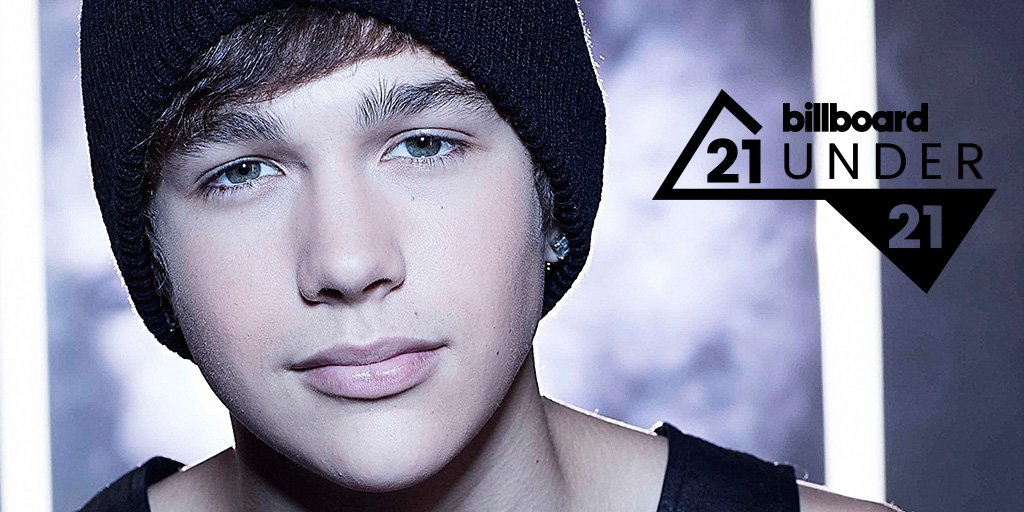 billboard's tweet photo. 14. @AustinMahone 🎉 https://t.co/t4ucsj424v #21Under21 https://t.co/FSsO3AQC9R
