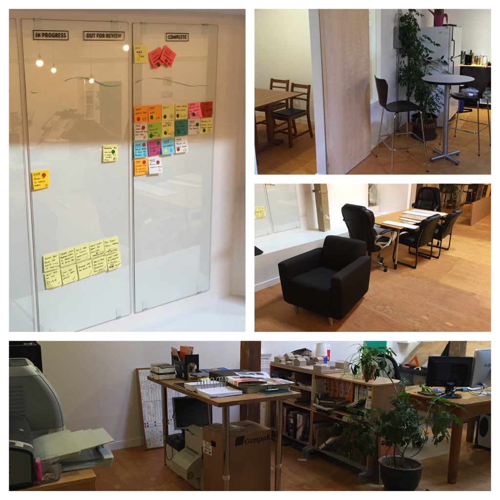 Some changes around the <a href="/PLOTNONPLOT/">PLOTNONPLOT Architecture Inc.</a> studio #socialfriday #tidy