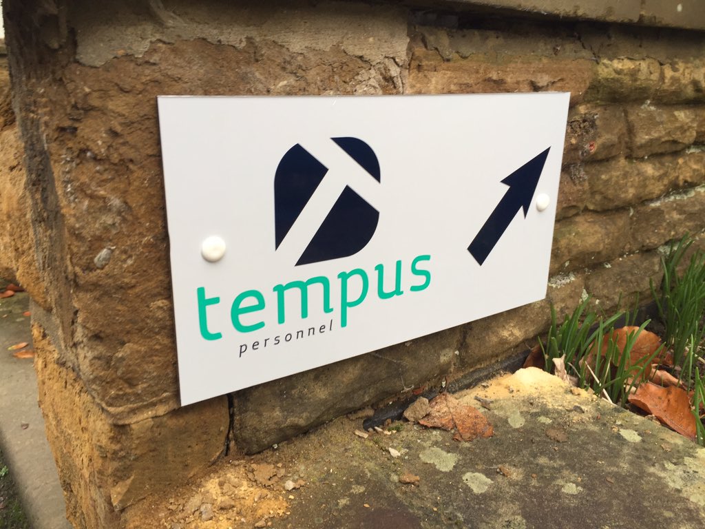 T3signs's tweet photo. Just a few of the signs fitted this afternoon for @TempusPersonnel #Northampton https://t.co/ZqYSY8uxiy