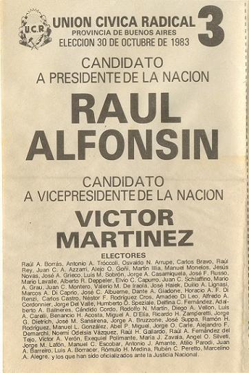 JRLaboulaye's tweet photo. 32 AÑOS DE LA RECUPERACIÓN DE LA DEMOCRACIA.30/10/83 Todos los argentinos volvimos a elegir nuestros gobernantes. https://t.co/LGaK6xb5lY
