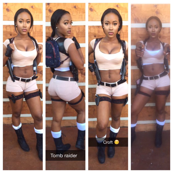 ?Chocolate ? Lara Croft #sxliquors #SXHalloween @TreySongz @SXLiquors https://t.co/cEx0sUVsmt