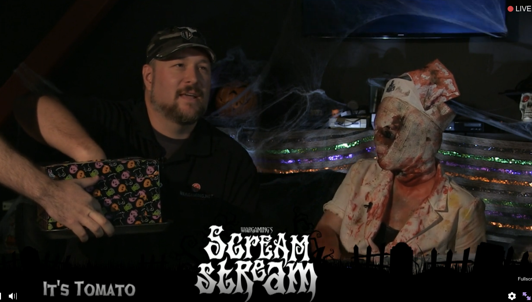 EarWaxian's tweet photo. More scary @Jamiebot LIVE on #WGScreamStream https://t.co/ORmITkUwfS @WorldOfTanks https://t.co/6rhdAixIhE