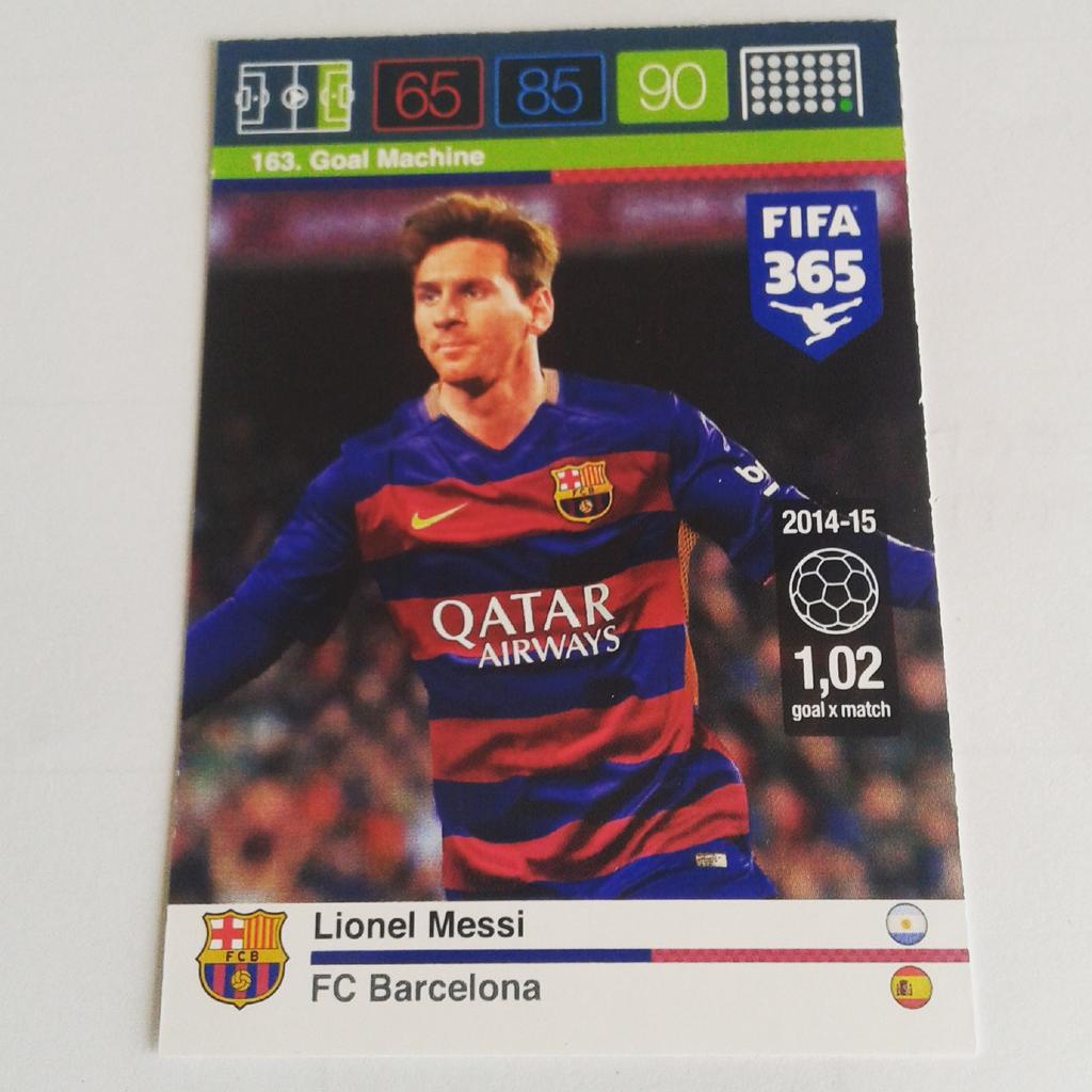 messi fifa 14 card