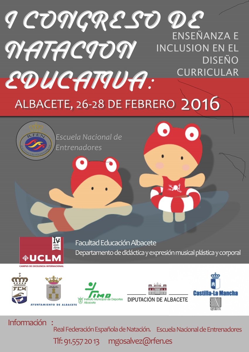 Antonio_Oca's tweet photo. Congreso de Natación Educativa. Albacete, 26-28/02/2016
https://t.co/nBRuOnnn0Y https://t.co/taneaRtX1a