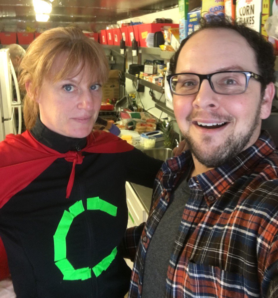 AustinBasis's tweet photo. Someone was in the Halloween spirit... Ladies & Gents, I give you #SuperCrafty! #BATB #HalloweenComeEarly 👻💀🍫 https://t.co/tazbT4Z6R4