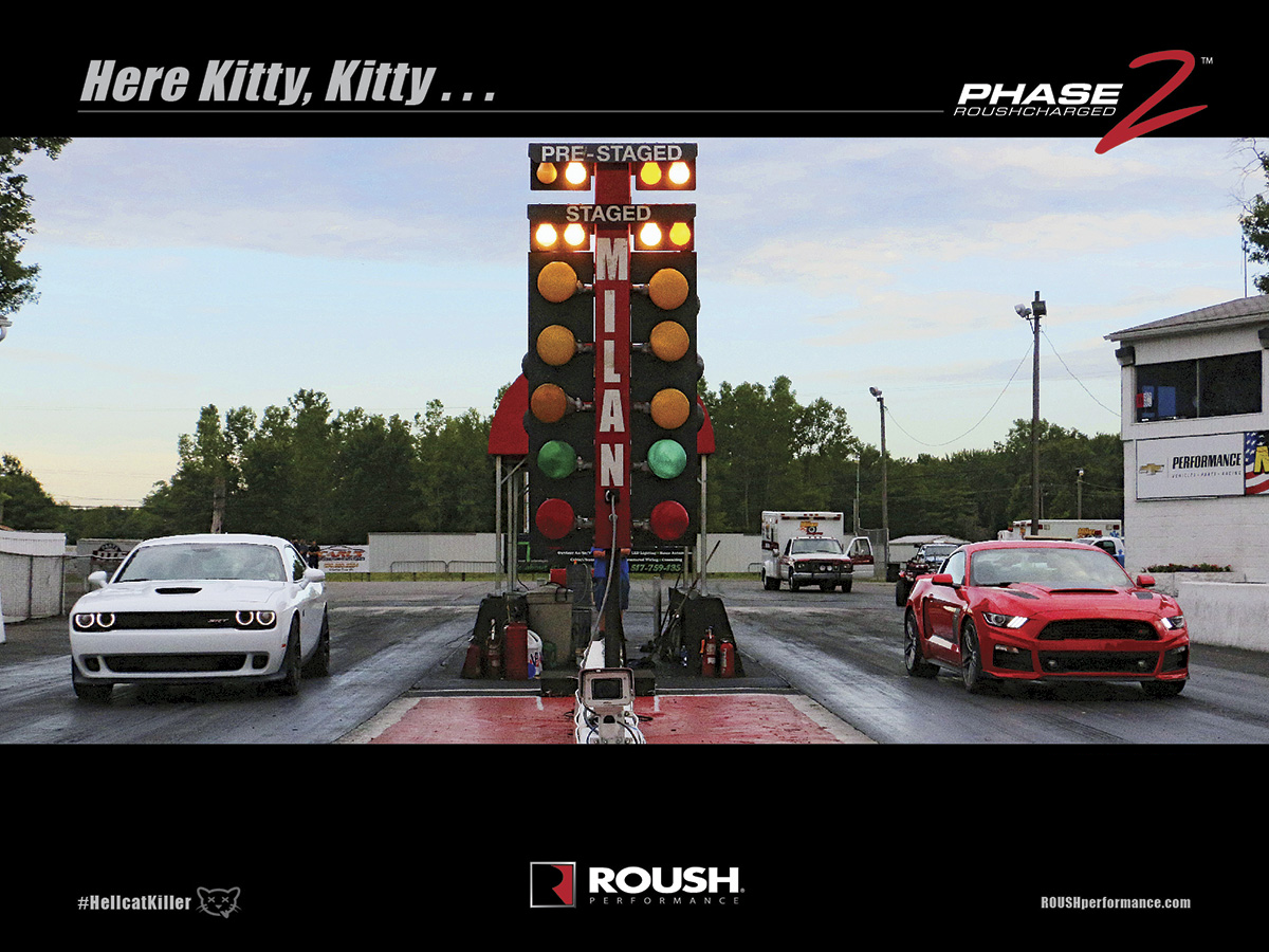 ROUSHPerf's tweet photo. Debuting at #SEMA2015... The ROUSH Phase 2 Supercharger Kit! #HellcatKiller https://t.co/iT1HHRnz71