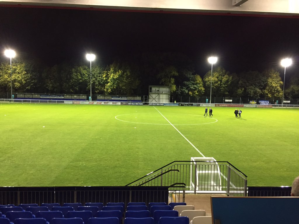 SportsNetBangor's tweet photo. We're here! 46 minutes till kick off #BangorCity https://t.co/e3h7fqINtZ