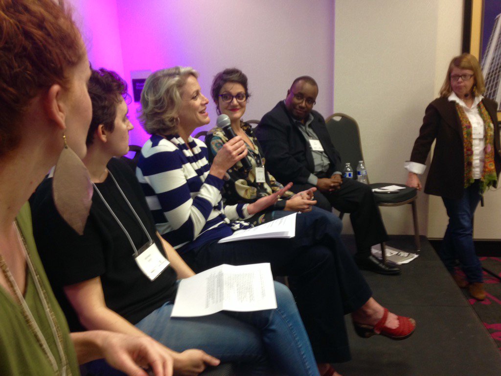 CharlesGupton's tweet photo. Enjoyed speaking on panel discussion moderated by Beth Yerxa @TriArtWorks at #essentialedgelive. Thx @heathereallen https://t.co/94CQOKqkaO