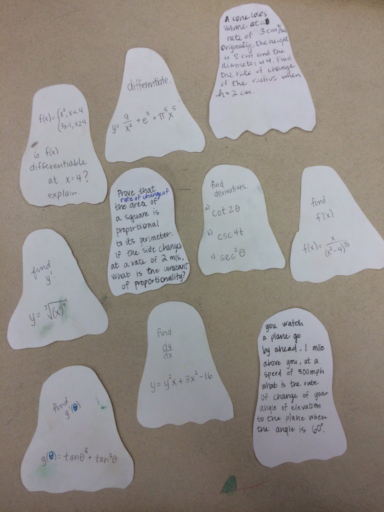 TheCalcoholic's tweet photo. Today's ghostly review problems. #apcalc #biggesttestoftheyearMonday #andTuesday #andWednesday https://t.co/JazZc6RuDq