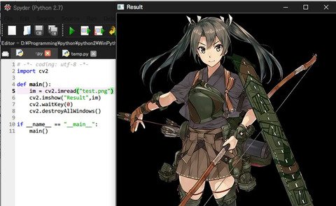 gazosokuho's tweet image. WinPythonにOpenCVをインストール:opencv.blog.jp/python/winpyth…  #opencv #python #winpython