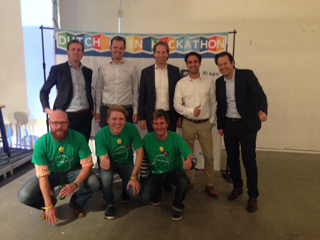 Vincent_Thamm's tweet photo. Transavia team is ready for the Dutch Open Hackathon! #dutchhack15 #transapia https://t.co/EUp4GMZcFX