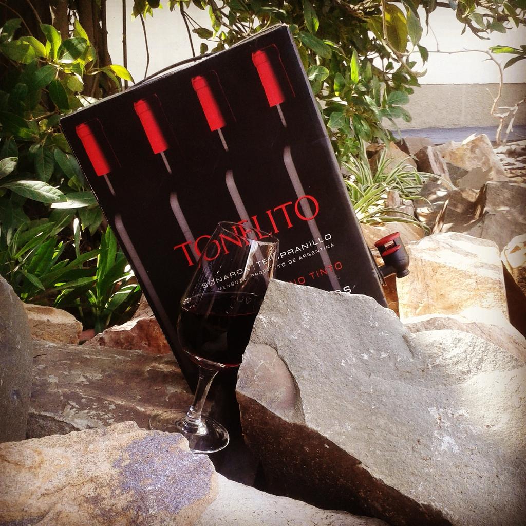 TonelitoV's tweet photo. La nueva forma de tomar vino BAG IN BOX #TONELITO https://t.co/Whj0VlIRSH