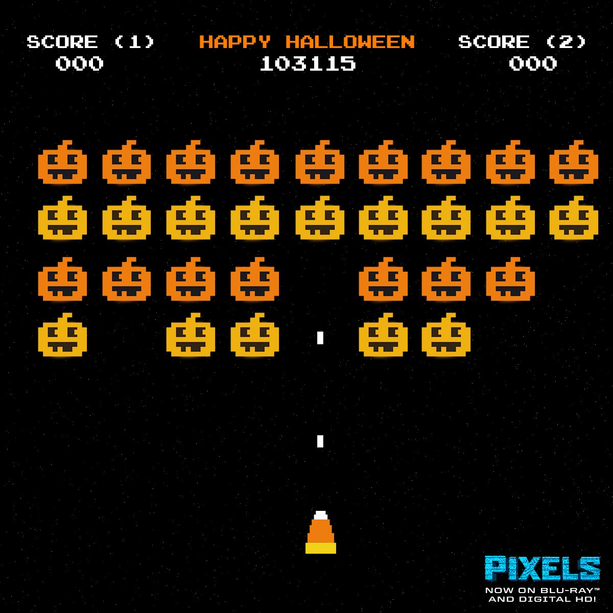 PixelsMovie's tweet image. Set your candy corn on full blast—#PixelsMovie is a Halloween treat for the whole family. sonypictur.es/wkOUk9