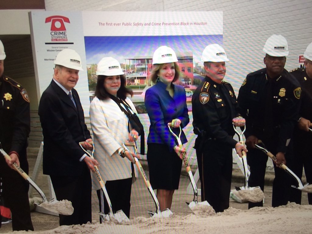 DADevonAnderson's tweet photo. Honored to be a part of @CrimeStopHOU groundbreaking ceremony this morning!Together we do our best 2 keep Htown safe https://t.co/AdJtoYGNrG