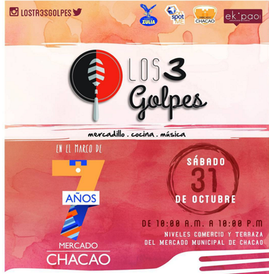 Mañana en el Mercado de Chacao con <a href="/rutasgolosas/">Rutas Golosas</a> <a href="/elfogon/">Rubén Darío Rojas</a> <a href="/LigisVelasquez/">Ligia Velasquez</a> y la Reina Madre <a href="/solmitacuisine/">Solmita Gaspard</a>