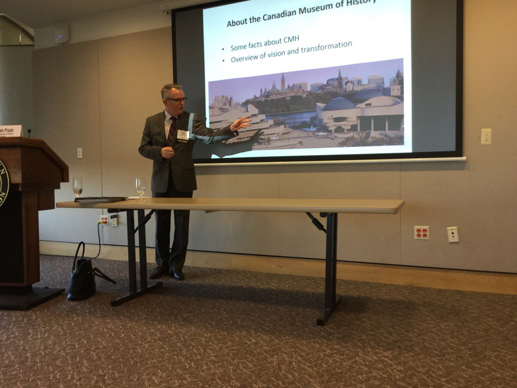 marart's tweet photo. Mark O niell introducing Canada's national museum...#intercom2015 https://t.co/dV0btrNExz