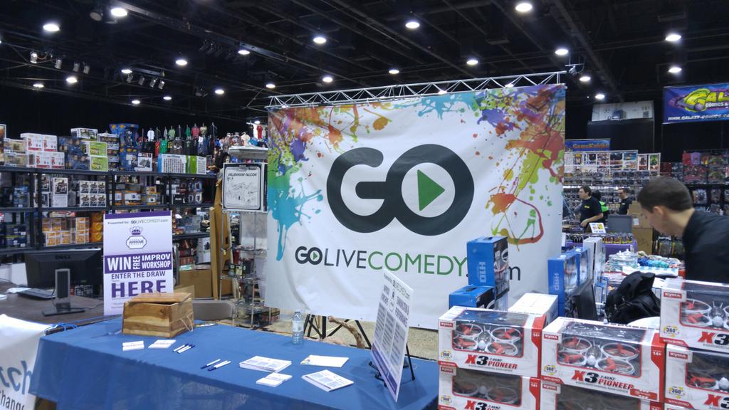 golivecomedy's tweet photo. Come say hello Winnipeg. #wpgcomiccon https://t.co/cWs7fVQ5sY