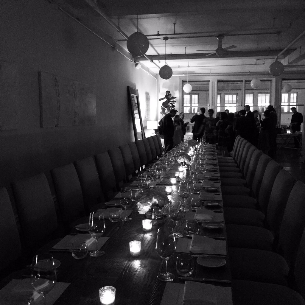 conantnyc's tweet photo. Behind-the-scenes chef's tasting @SCCulinarySuite #dinnerfor36 #soholoft #nyc #events https://t.co/xtugoEa9Hs