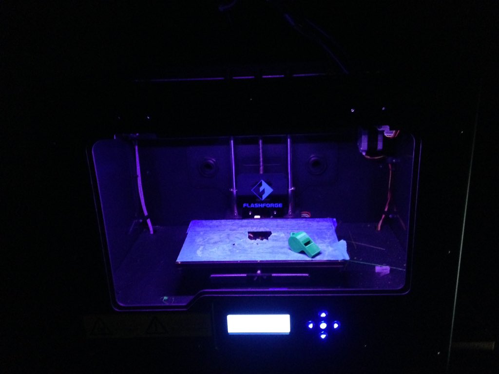 collstech's tweet photo. #CHSonegoodthing - 3D printing is back online! #CoachGotaNewWhistle https://t.co/5Qwsm9tDxd