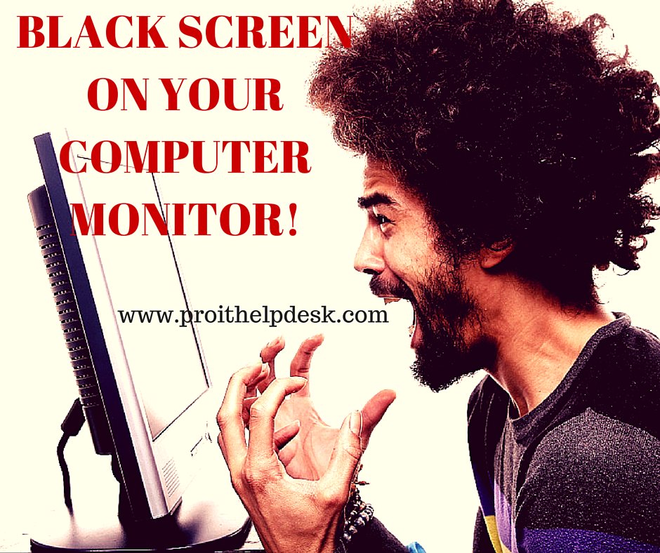 proithelpdesk2's tweet image. Try waking up to a black and blank #computerscreen....oooh oops! now that sucks big time!