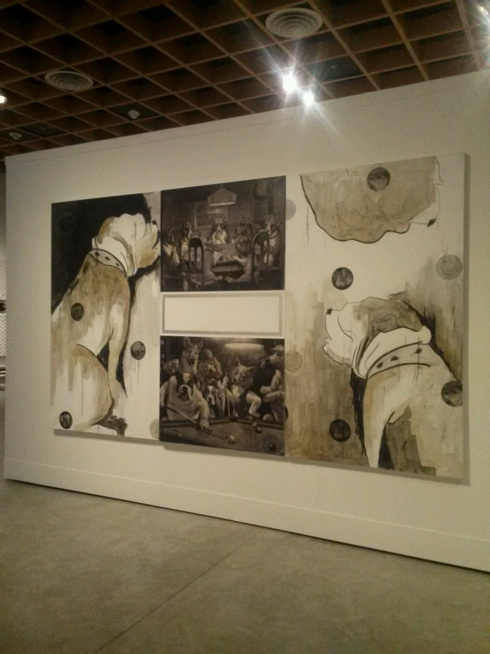 Cosa de perros (Homenaje a Cassius Marcellus Coolidge) (Tríptico) - Aarón Salabarrías  | foto de Pdrvelez