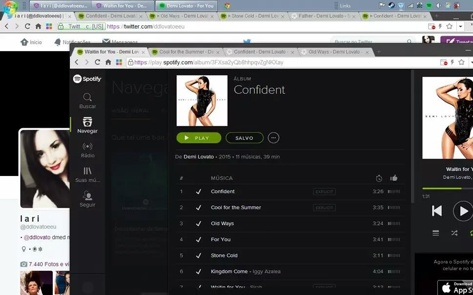 ddlovatoeeu's tweet photo. @demilovatobr #RequestCONFIDENT/ #NowPlayingCONFIDENT ๐๐ https://t.co/vPxSkUTr97