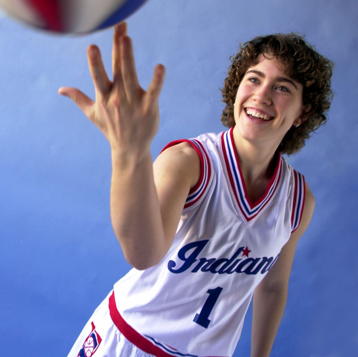 INTorchRelay's tweet photo. Famous #Stop55 Hoosier: Shanna (Zolman) Crossley set national records at Wawasee en route to the @WNBA! #92counties https://t.co/2xxH8NPkjB