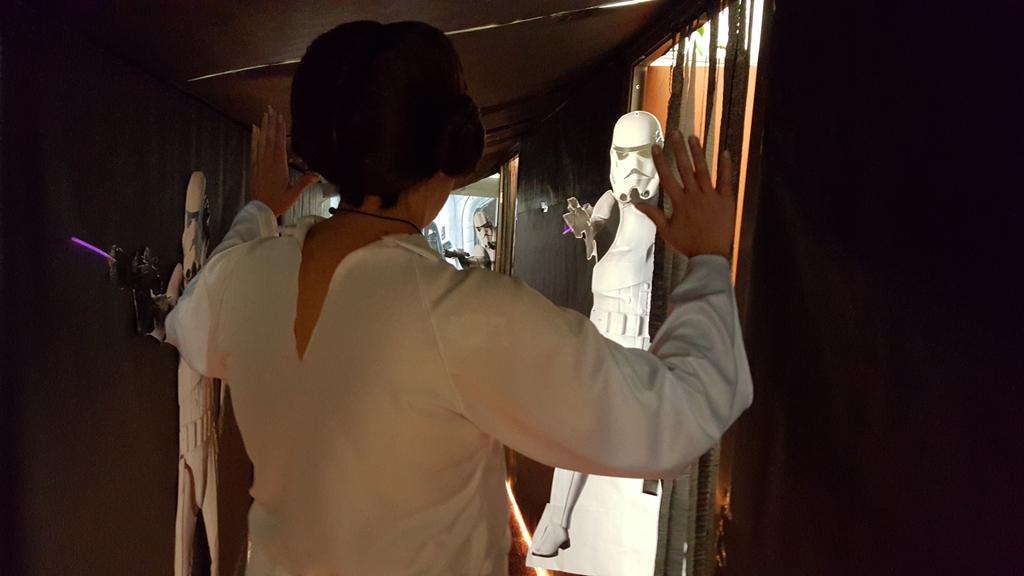 KBaumgardner_CI's tweet image. Watch out Princess Leia (Desirie)  #HappyHalloween #sisd