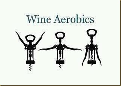 WineYum's tweet photo. #Wine Aerobics - make positive moves! https://t.co/hYpk1dvFaa