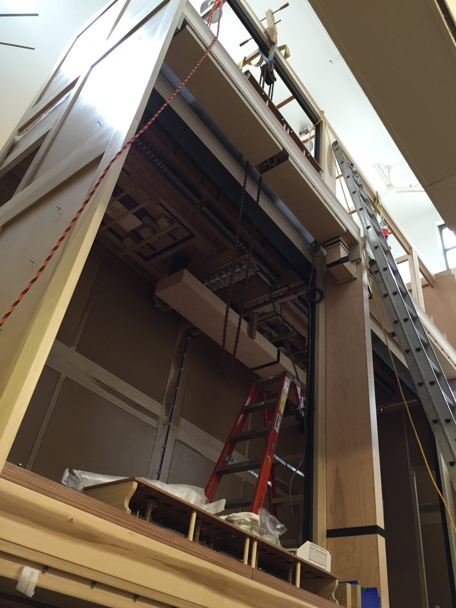 cuwebdesign's tweet image. We got to chat with Master Organ Builder John-Paul Buzard &amp;amp; took a look at their newest project. More to come soon!