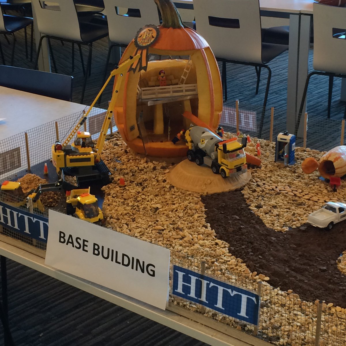 HITTContracting's tweet photo. Congrats #HITTBaseBuilding on winning our annual pumpkin carving contest two years in a row! Happy HITT-o-ween! https://t.co/OjoCC2Q9c9
