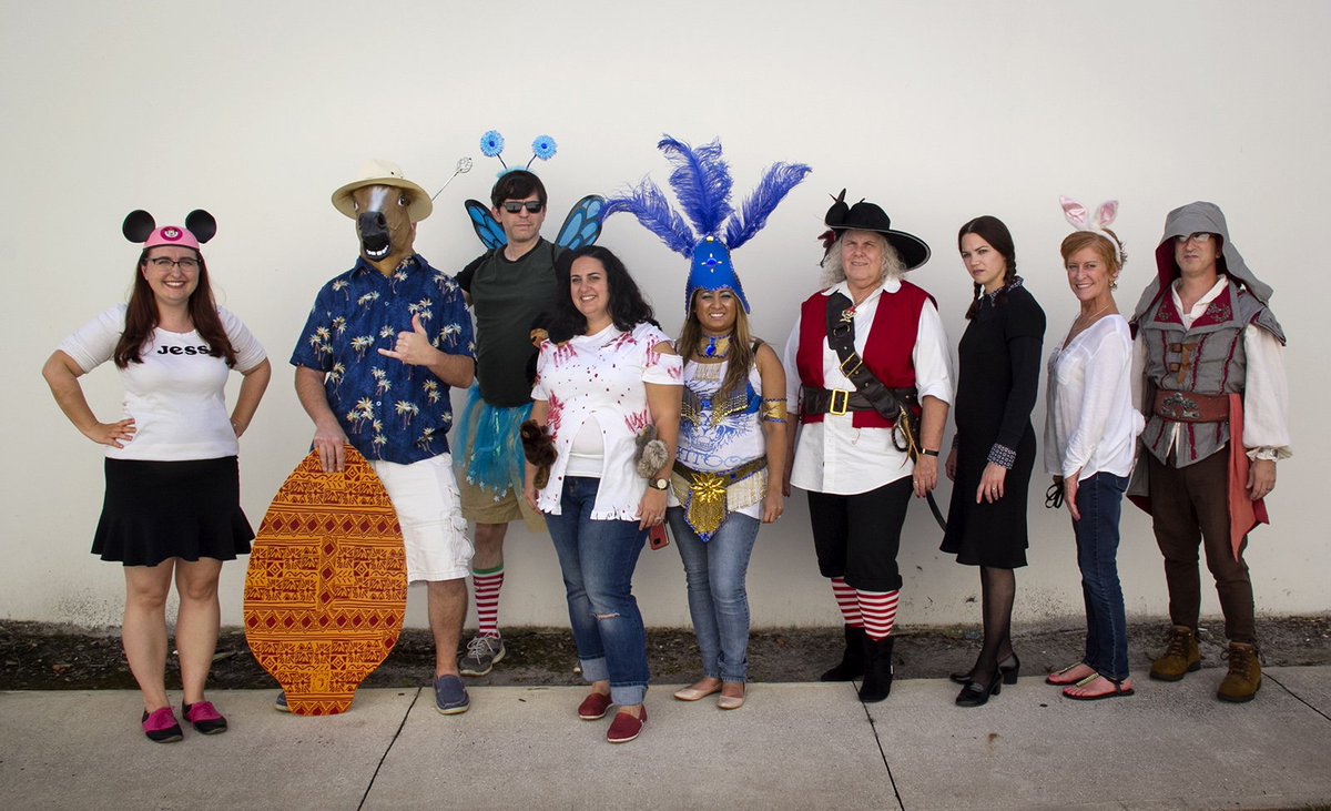 avisplinfo's tweet photo. A little bit of everything at our Tampa office for Halloween! #TBBJBoo https://t.co/wNFtP0vD2c