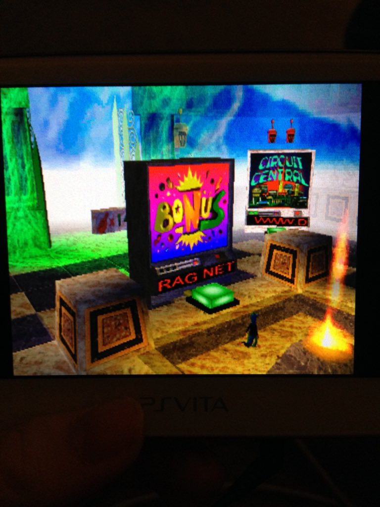 GEXtheTVaddict's tweet photo. The music that plays in this bonus level makes me think of my childhood. THE FEELS. THE MEMORIES. #Gex2 https://t.co/tJ28DUOaaY