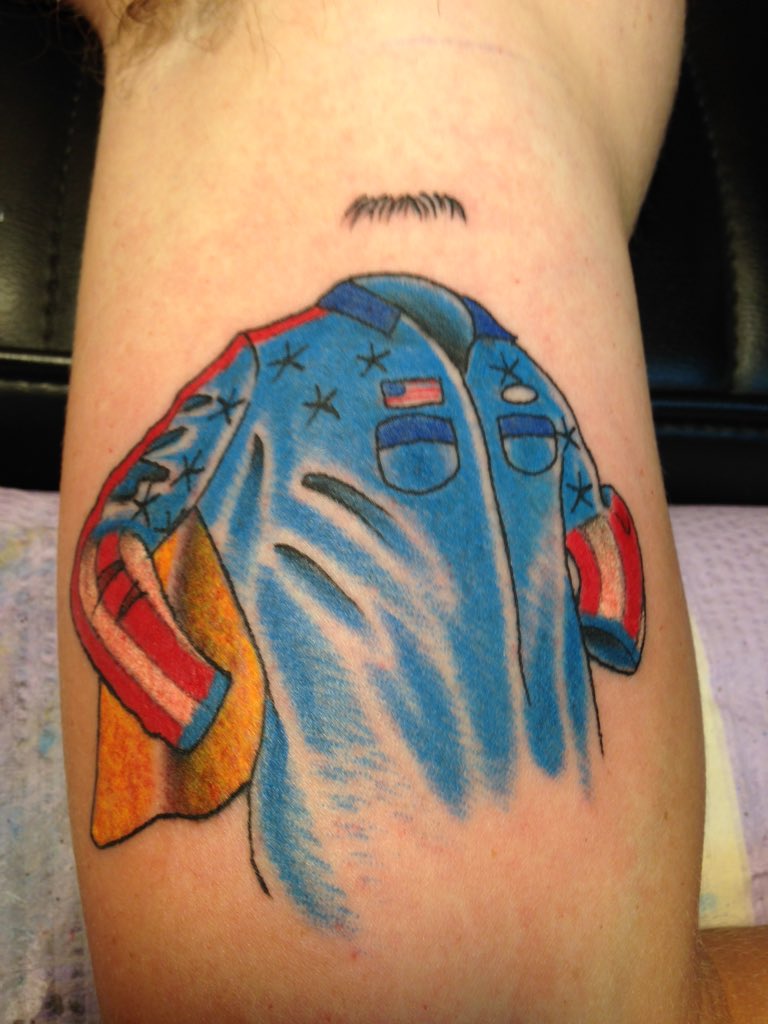 BoofHoncho's tweet photo. @thelonelyisland Got this in memory of my brother in law, who passed. His favorite outfit &amp; movie, so thank you! https://t.co/gI69l30PVD