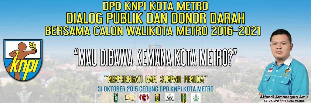 InfoKotaMetro's tweet photo. #MetroEvent | Pagi ini, KNPI Kota Metro Adakan Dialog Publik dan Donor Darah https://t.co/nOr1JXPUwG https://t.co/xXlXXK5lKB