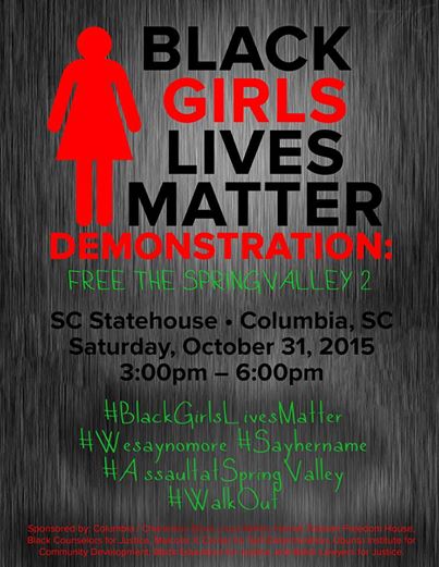 StopMassIncNet's tweet image. SATURDAY 10/31 PROTEST
#AssaultAtSpringValley
#BlackGirlsLivesMatter
#WeSayNoMore #SayHerName
#FreeTheSpringValley2!