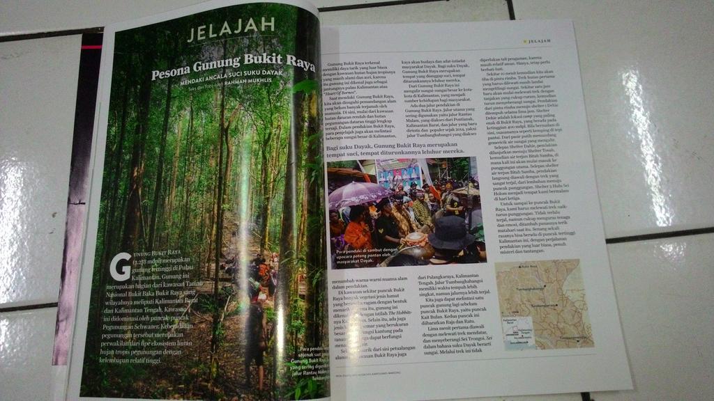 Cerita perjalanan saya menjelajahi Gunung Bukit Raya Kalteng di rubrik jelajah Majalah @NGTravelerID edisi Nov 2015