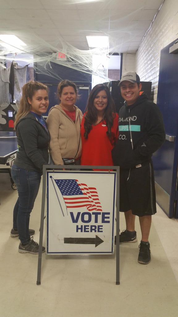 RepMaryGonzalez's tweet photo. Continuing the birthday tradition and voting as a family on my birthday. #lovemyfamilg #lovevoting https://t.co/5nqLpIg9Hf