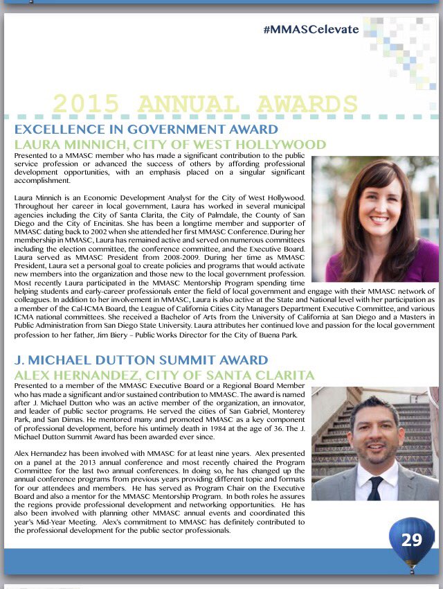 LauraAnnSoCal's tweet photo. Thank you @MMASC_SoCal! I am honored and humbled #MMASCelevate #awardwinner #localgov https://t.co/riO0xJRZ8I