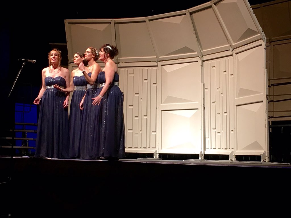 Quartet Finalist No.4, <a href="/goodfourtune/">GoodFourtune Quartet</a>  from Brunel Harmony, sing Good Luck Charm &amp; May I Never Love Again #LABBS15