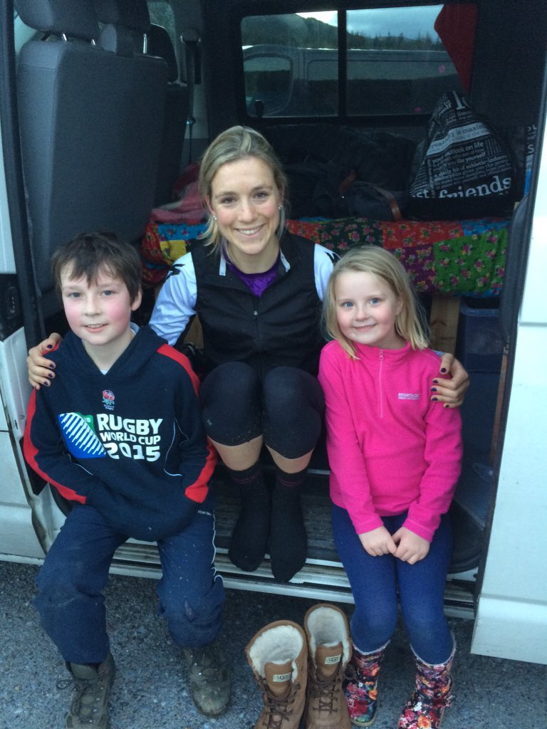 <a href="/hannahbarnes66/">Hannah Barnes</a> parked next to us at the <a href="/TheNevisRange/">Nevis Range</a> today, kids were star struck! Good luck in Costa Rico Hannah
