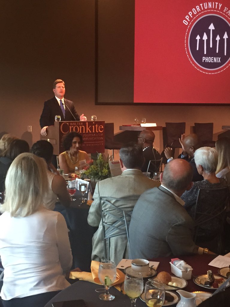 Changing trajectory of young lives = THE best day I could ever have as Mayor. #LeadersLuncheon #100kOpportunities