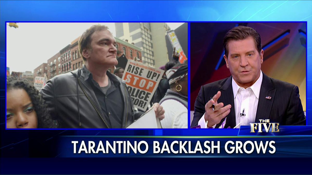 FoxNews's tweet image. .@ericbolling: "Police unions in major cities across the country are calling for a boycott of Tarantino's films."