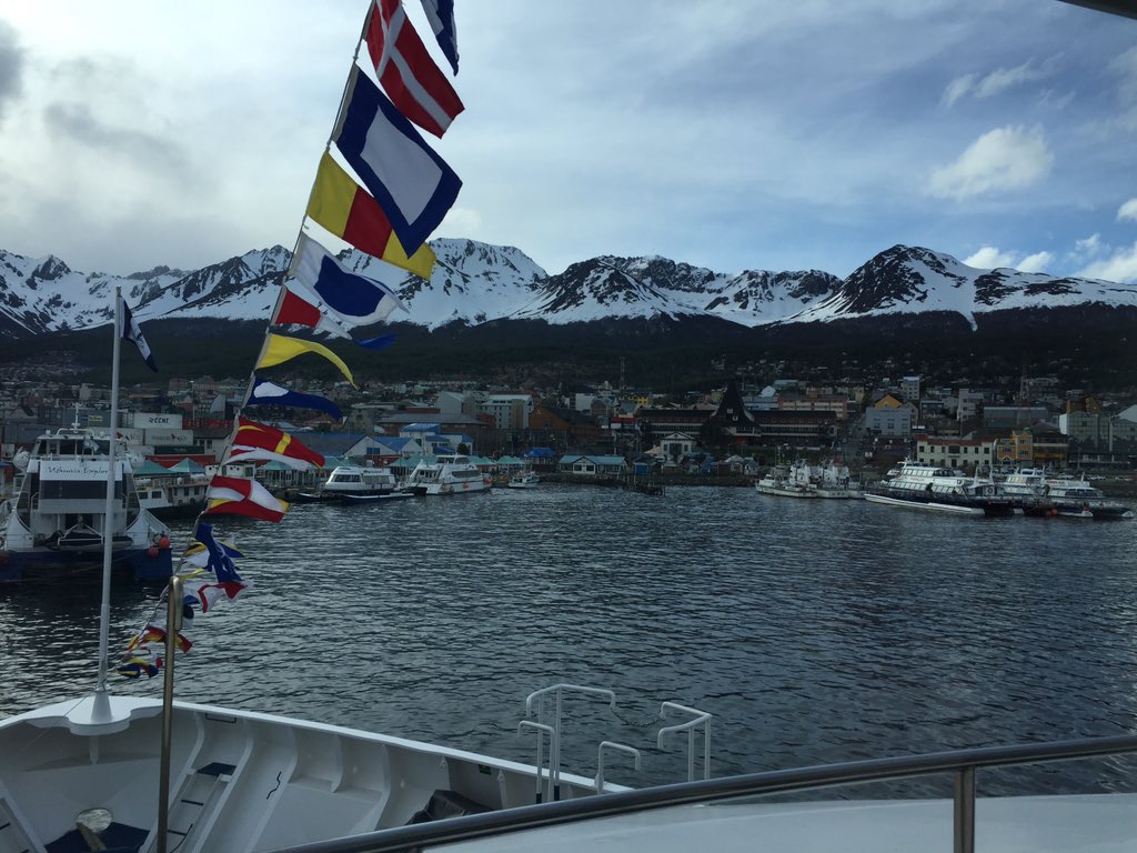 Embarcados. #Ushuaia <a href="/AustralisEXP/">Australis Cruises</a>